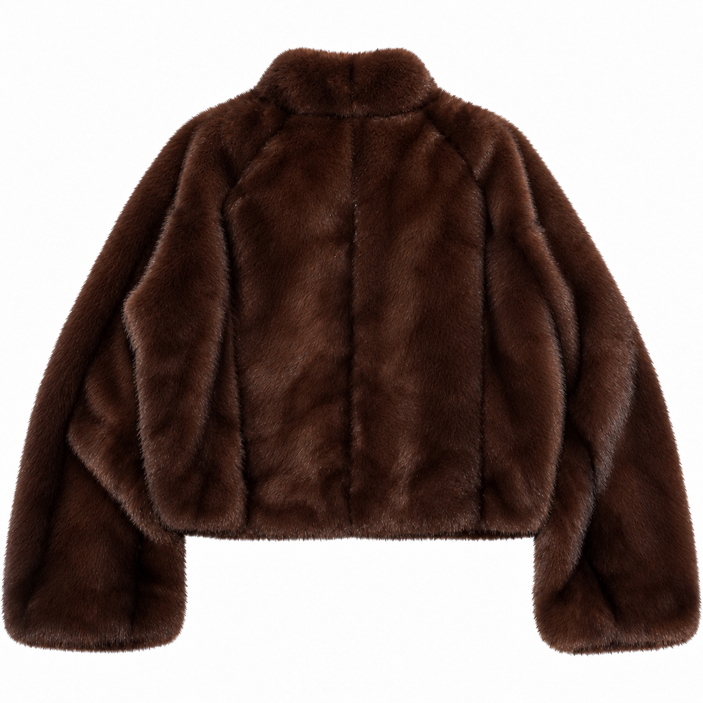 mirella matteini Woman Jacket eco-pelliccia Short Brown