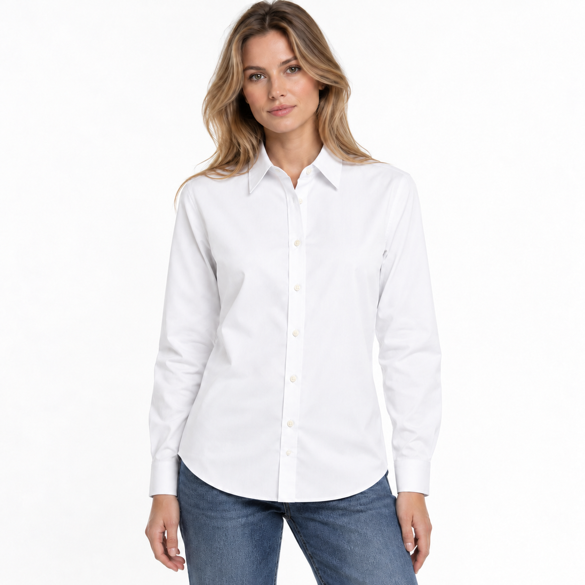 Loro Piana Fabric Woman Shirt Robi White