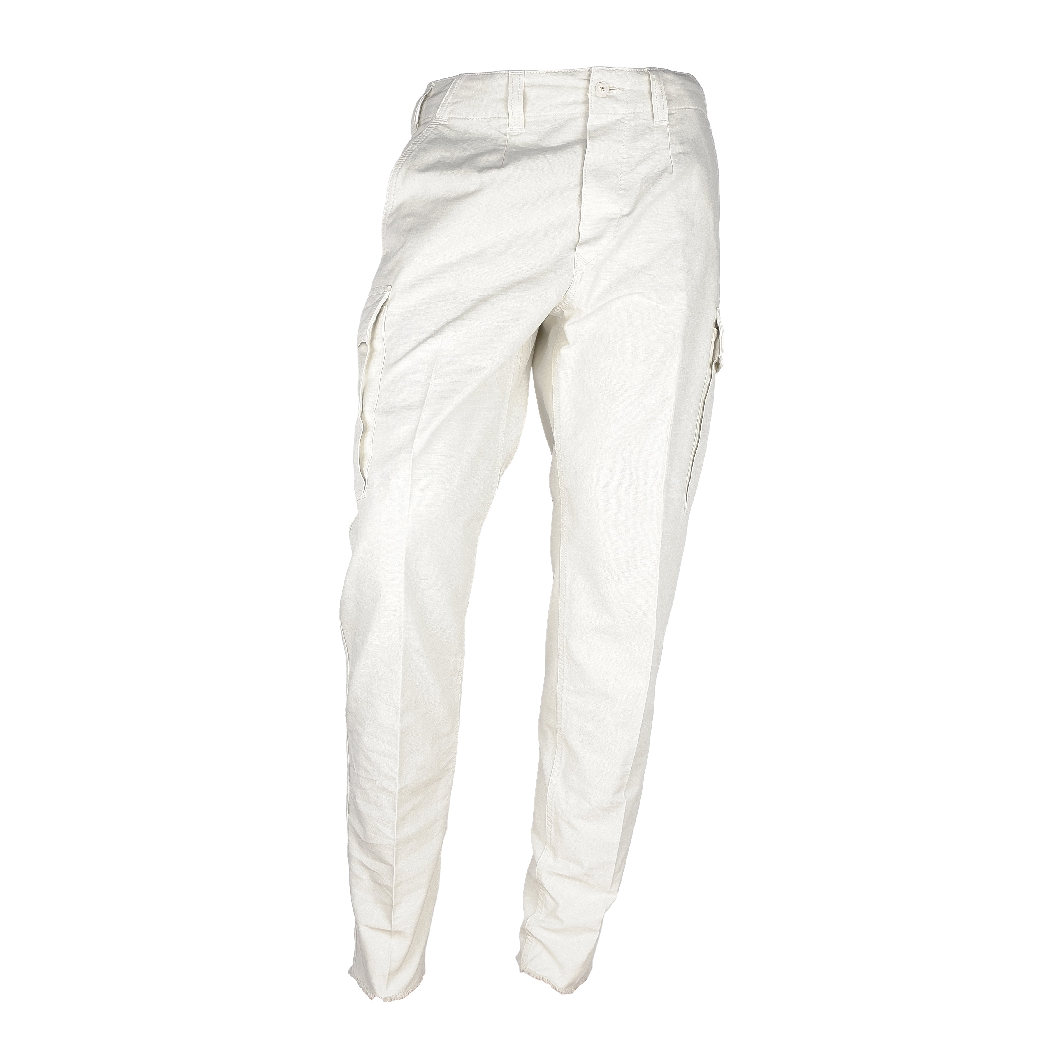 Don The Fuller Man White Trousers