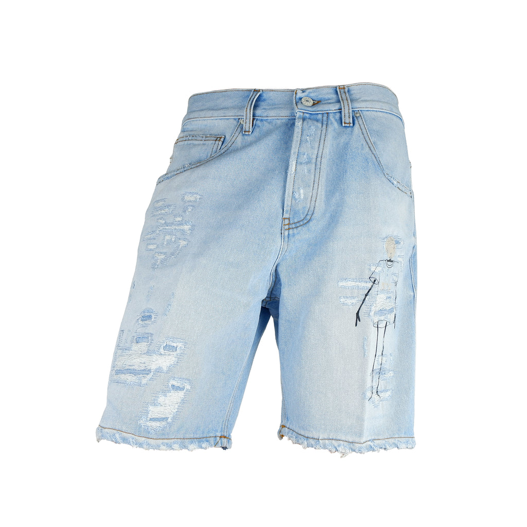 Don The Fuller Man Light Blue shorts