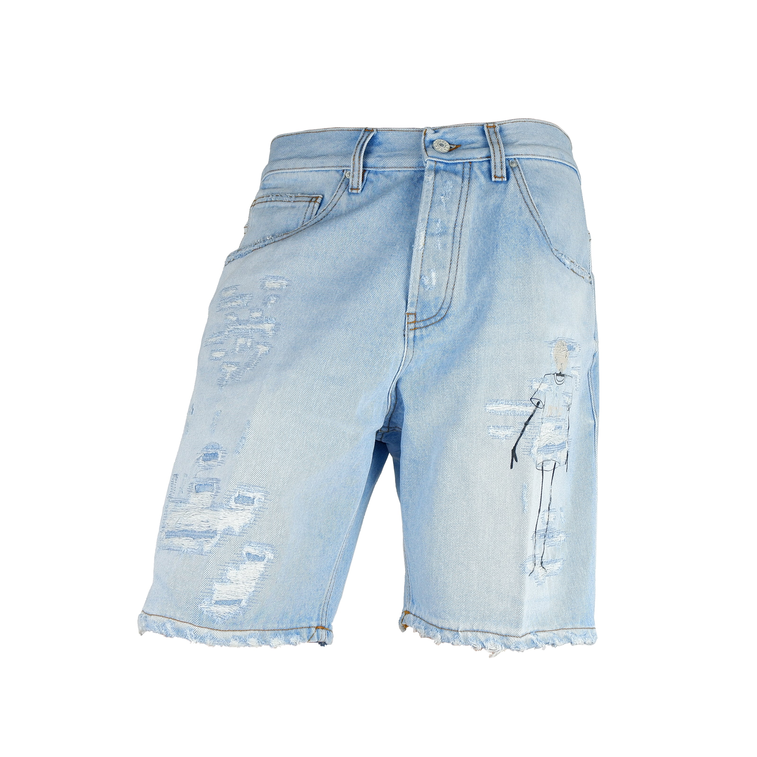 Don The Fuller Man Light Blue shorts
