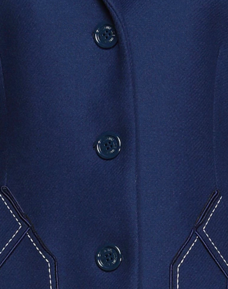 Love Moschino Woman Blue Coats
