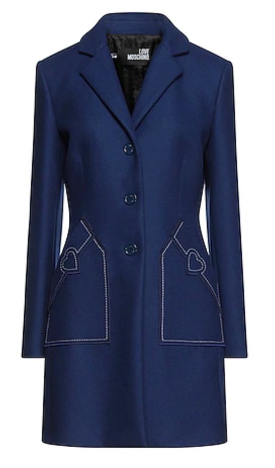 Love Moschino Woman Blue Coats