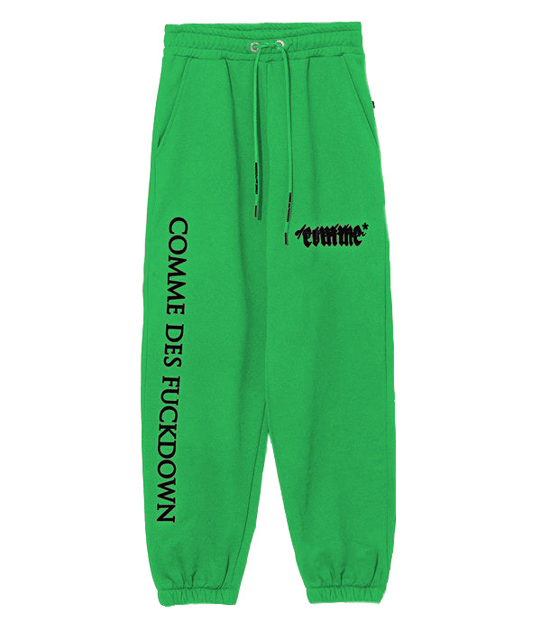 Comme Des Fuckdown Woman Green Trousers