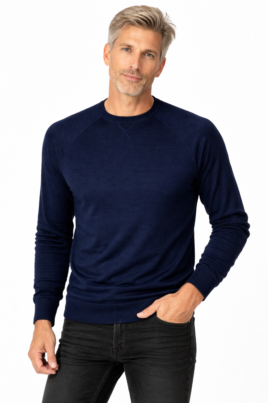 Emilio Romanelli Man Blue Sweaters