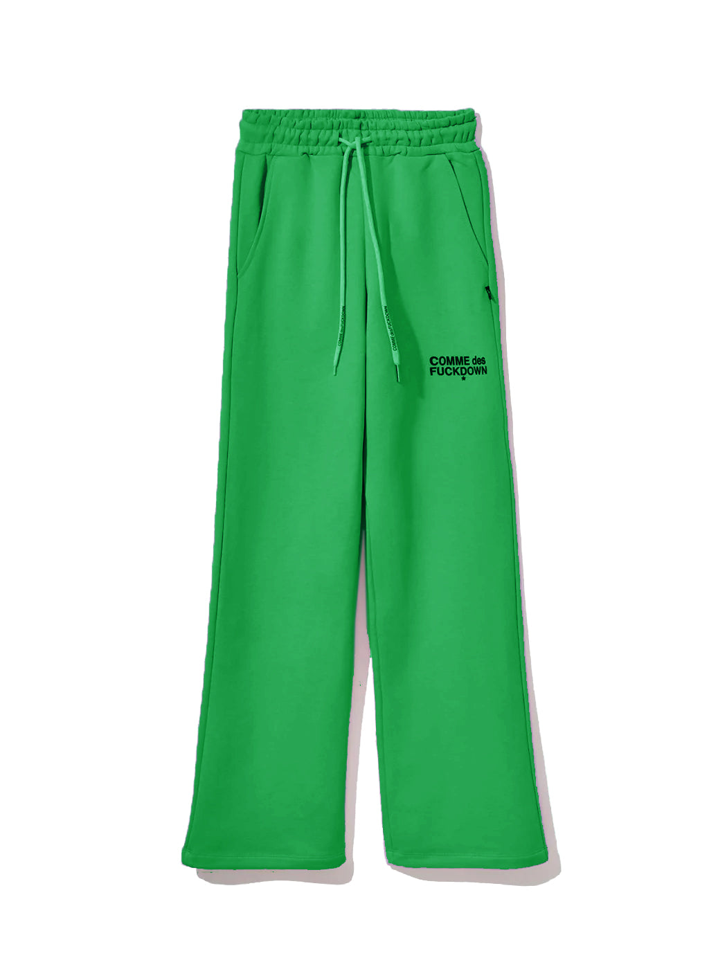 Comme Des Fuckdown Woman Green Trousers