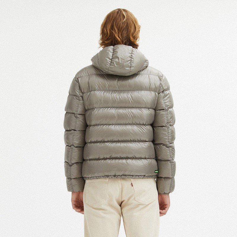 Centogrammi Reversible ultralight down jacket - grey/brown