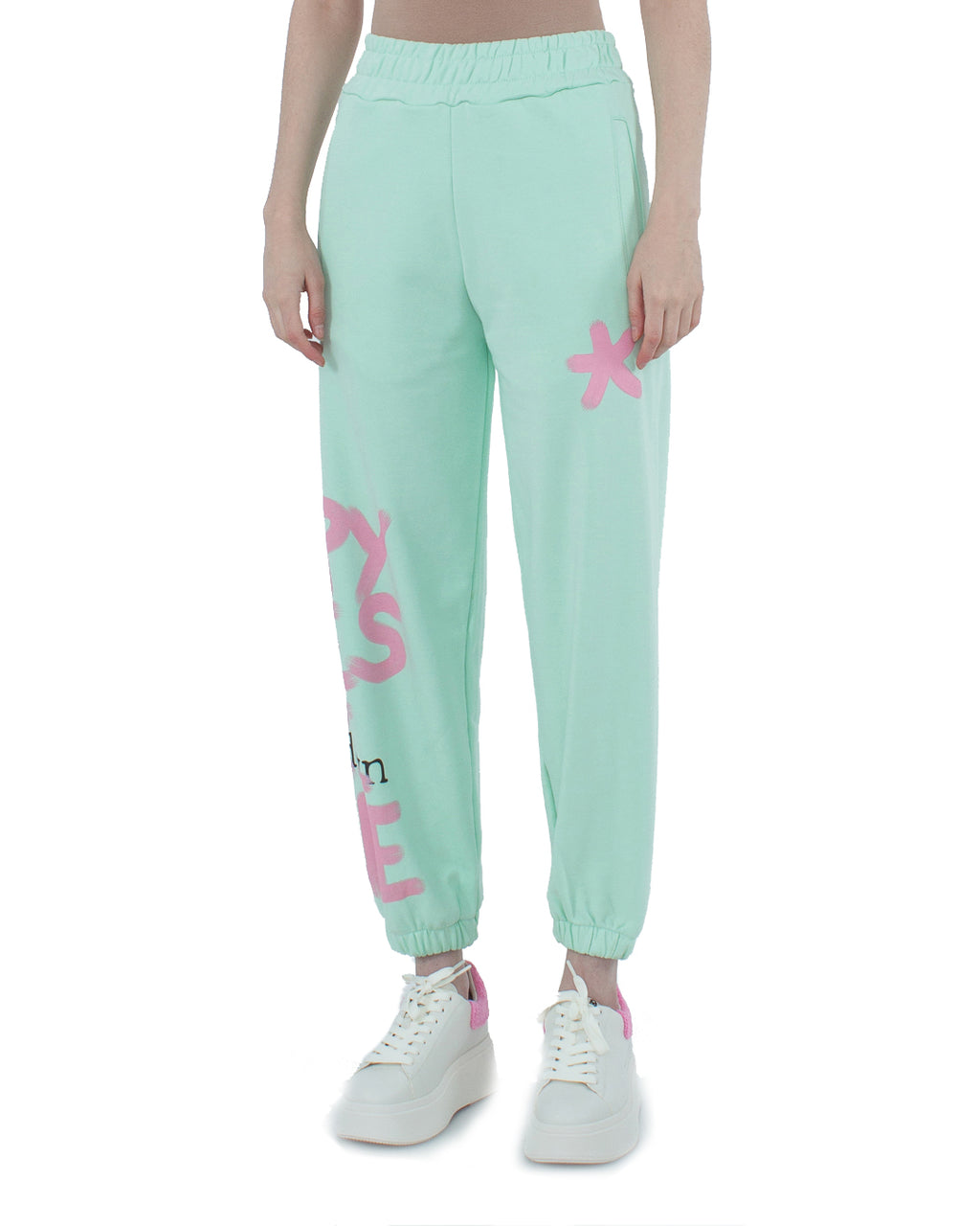 Comme Des Fuckdown Woman Green Trousers
