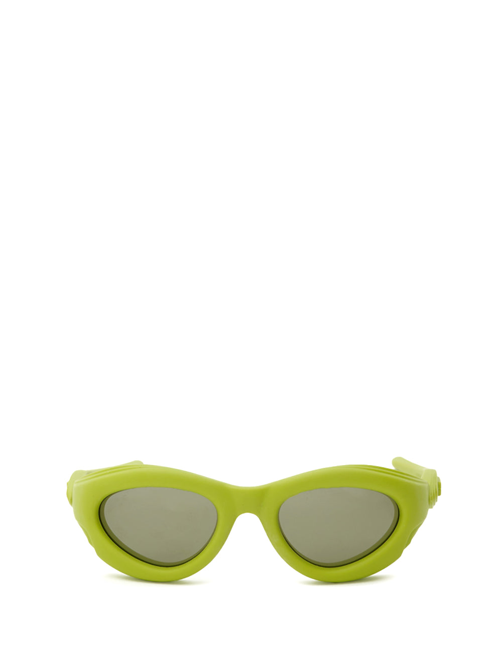 Bottega Veneta Lime Rubberized Acetate Sunglasses