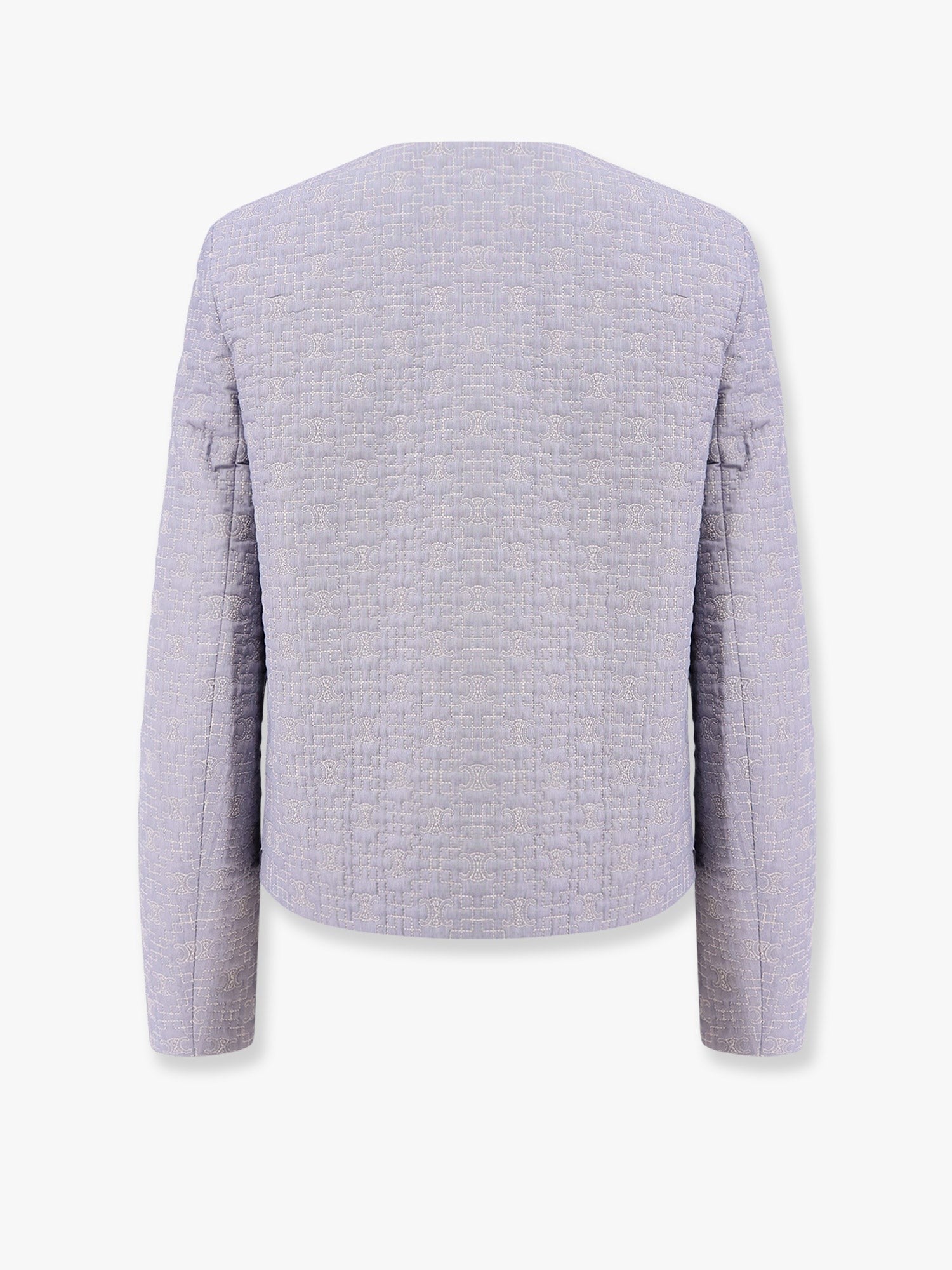 Celine Quilted cotton blazer with triomphe motif