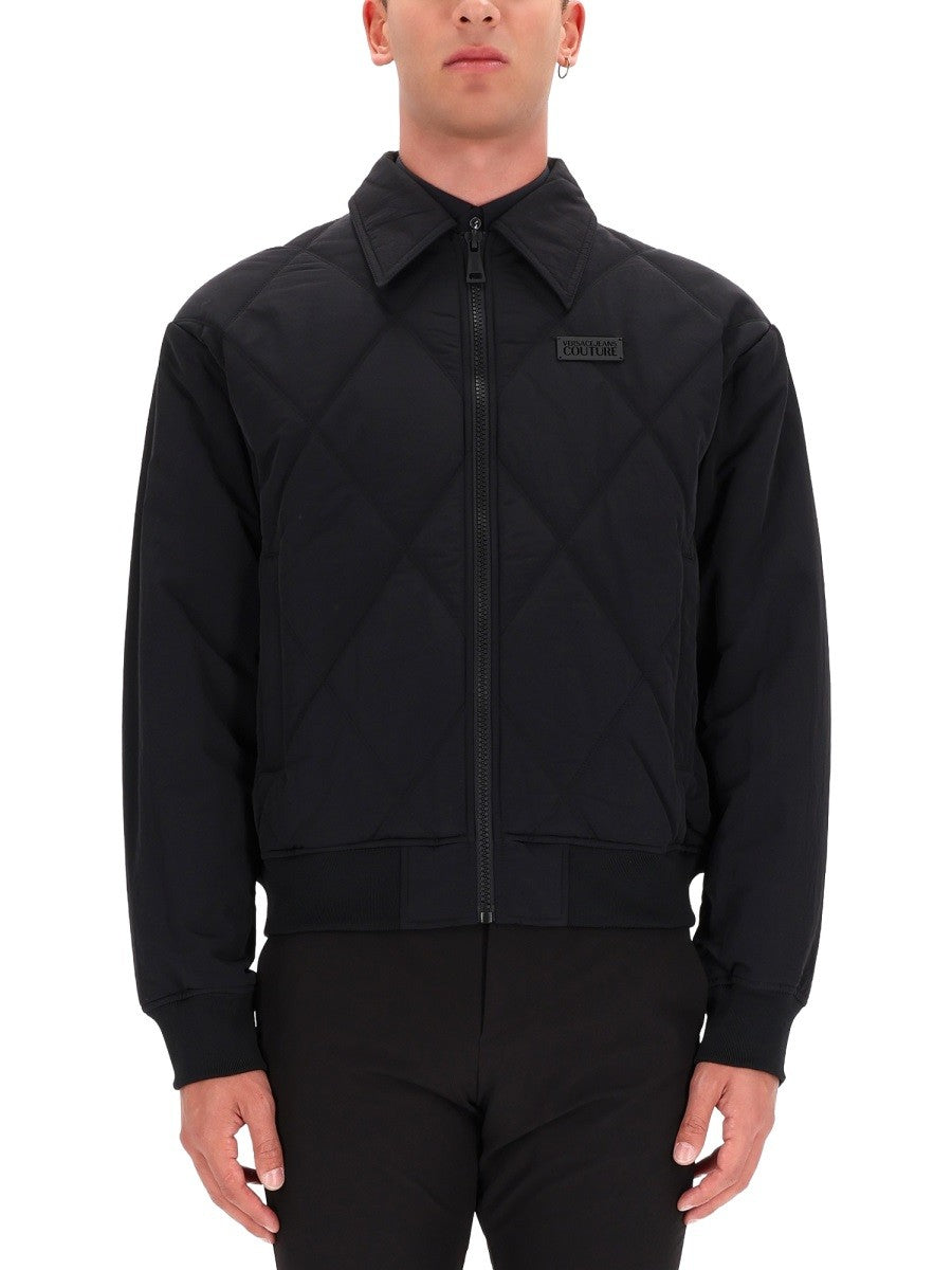 Versace Jeans Couture QUILTED JACKET WITH ZIPPER