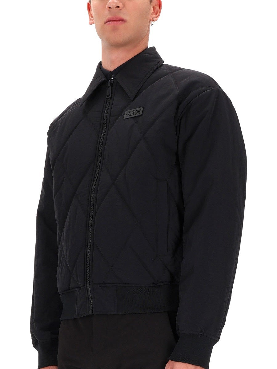 Versace Jeans Couture QUILTED JACKET WITH ZIPPER