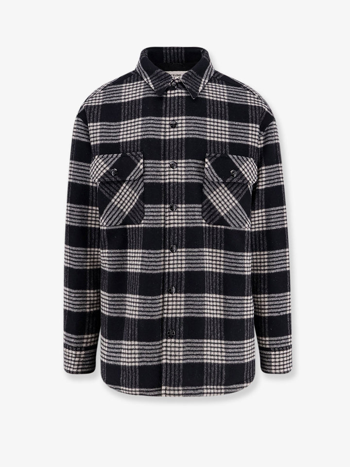 Celine Quilted Overshirt wool shirt