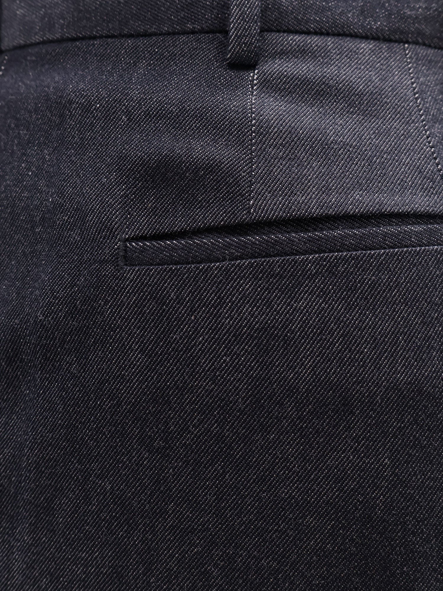 Pt Torino Quindici Edge wool and cotton trousers