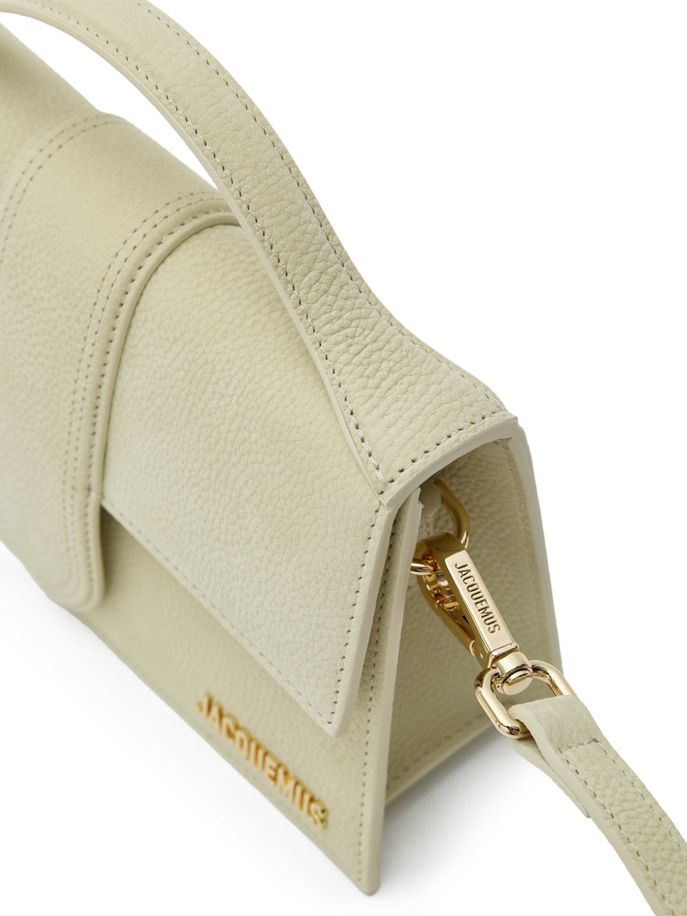 Jacquemus Le Grand Bambino Bag in Yellow Straw Hammered Leather – Siebentaschen