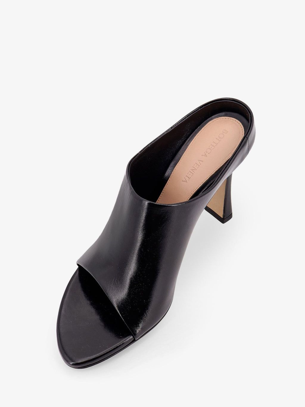 Bottega Veneta Rana leather mule with heel