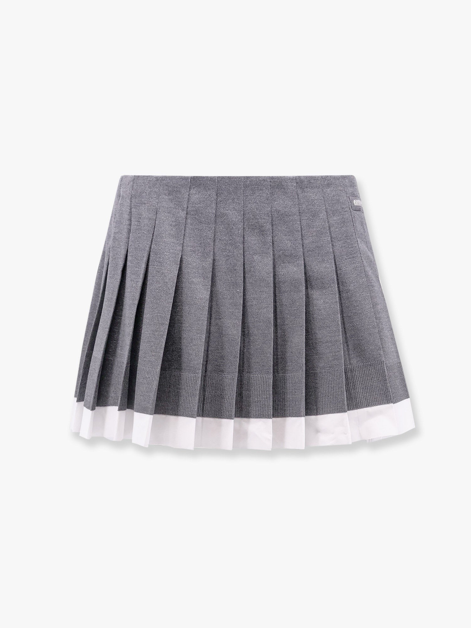 Miu Miu Recycled silk pleated skirt