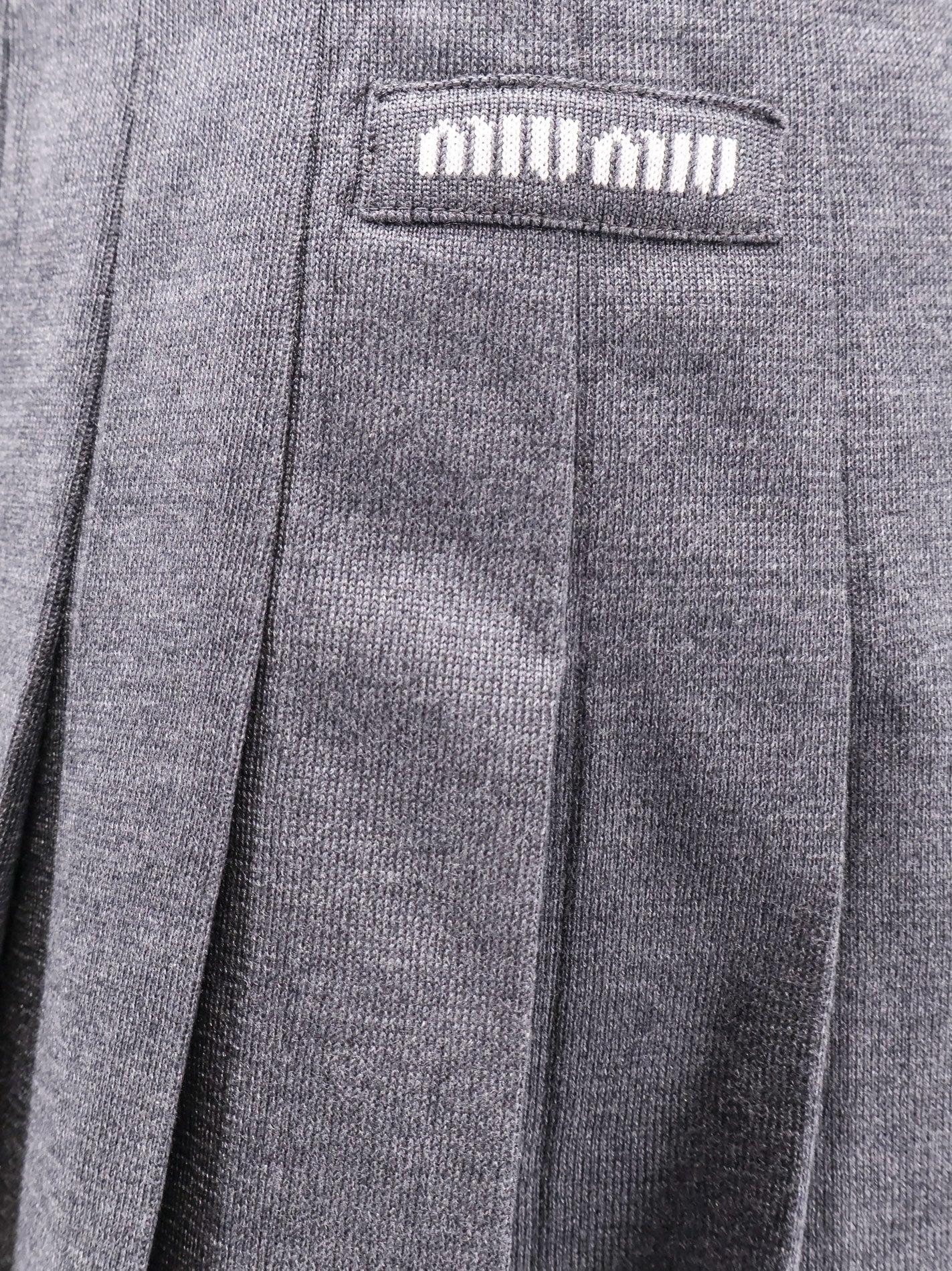 Miu Miu Recycled silk pleated skirt