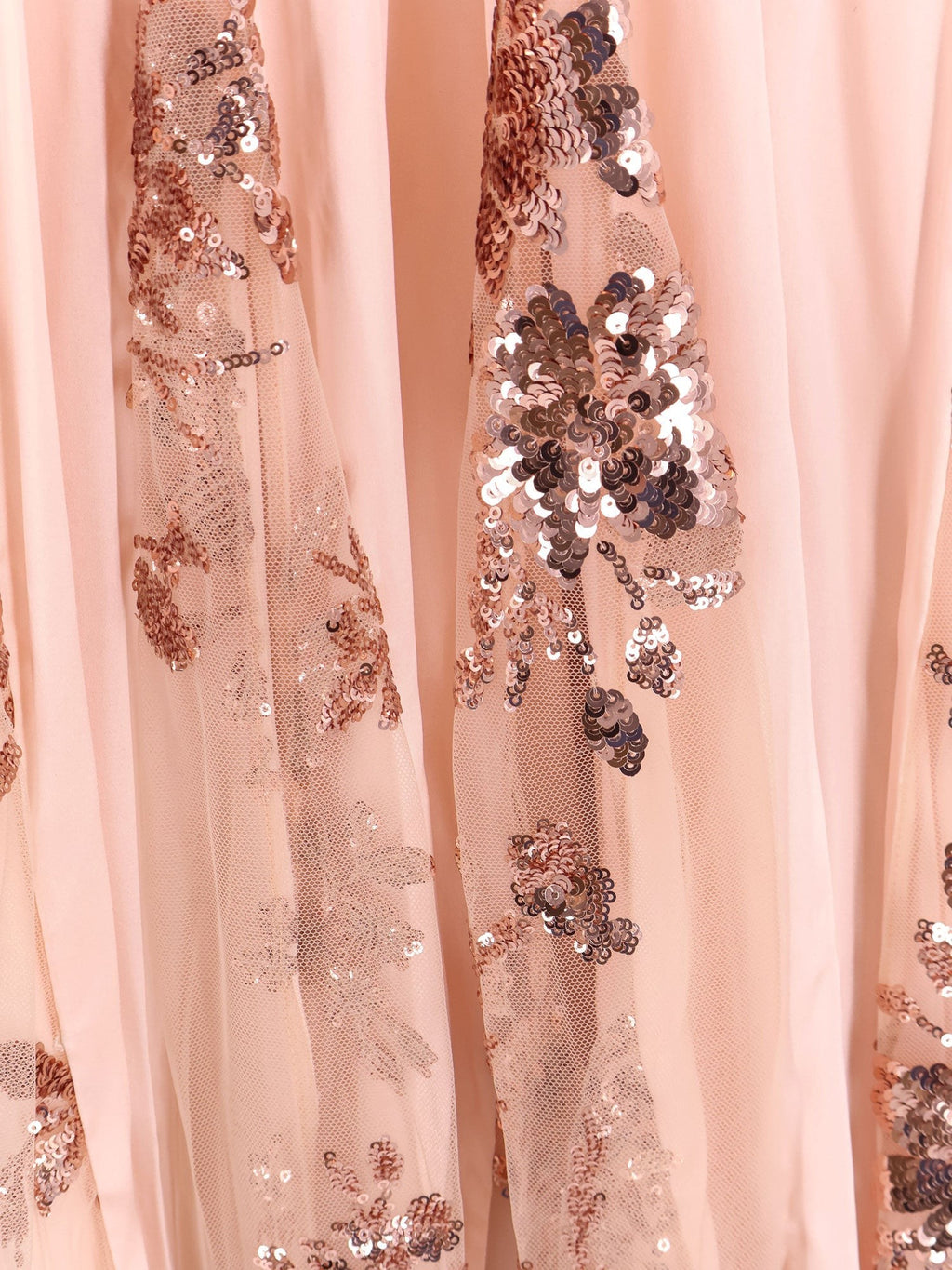 Elisabetta Franchi Red carpet dress in silk georgette fabric and embroidered lace