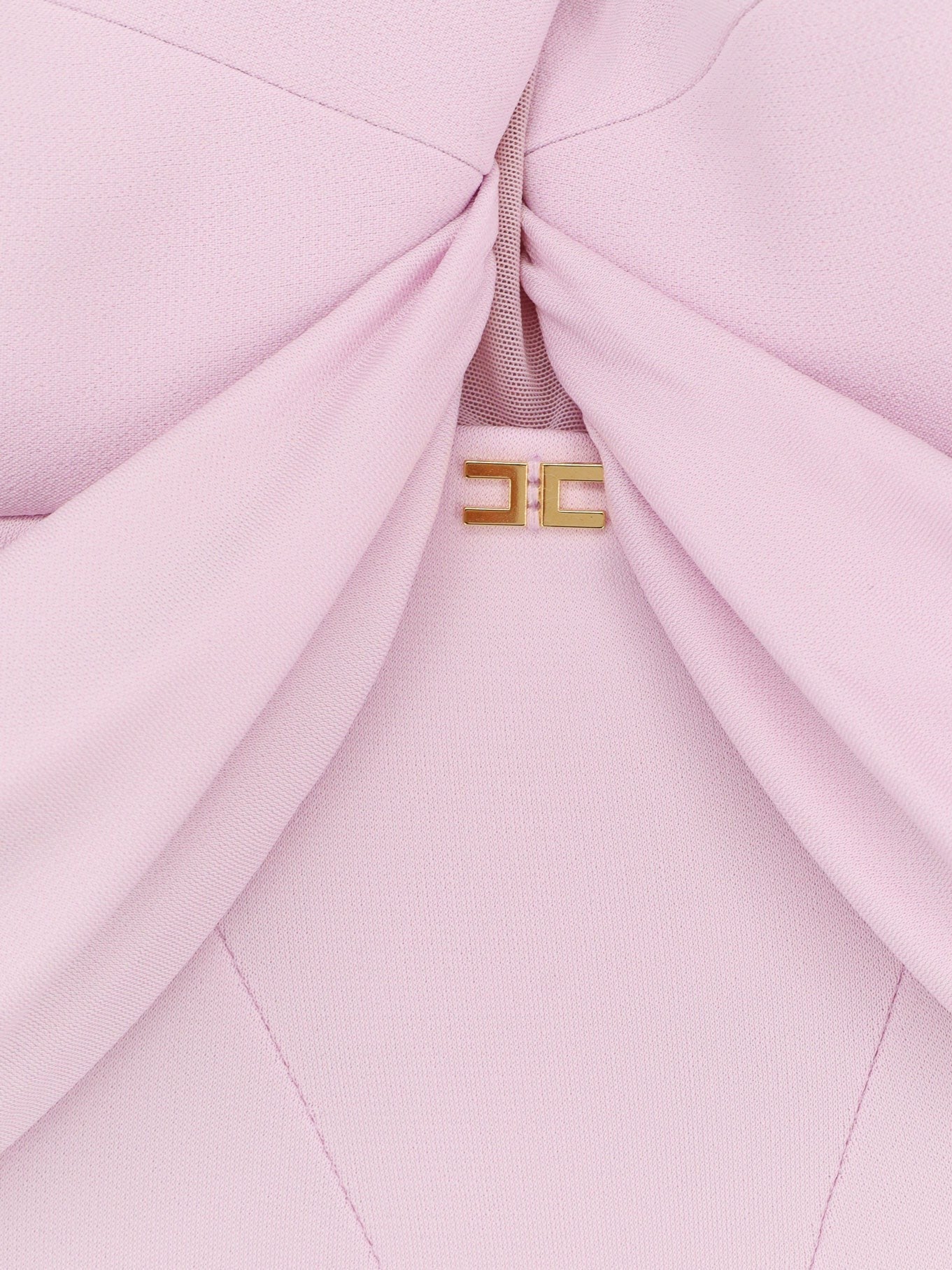 Elisabetta Franchi Red carpet stretch viscose long dress