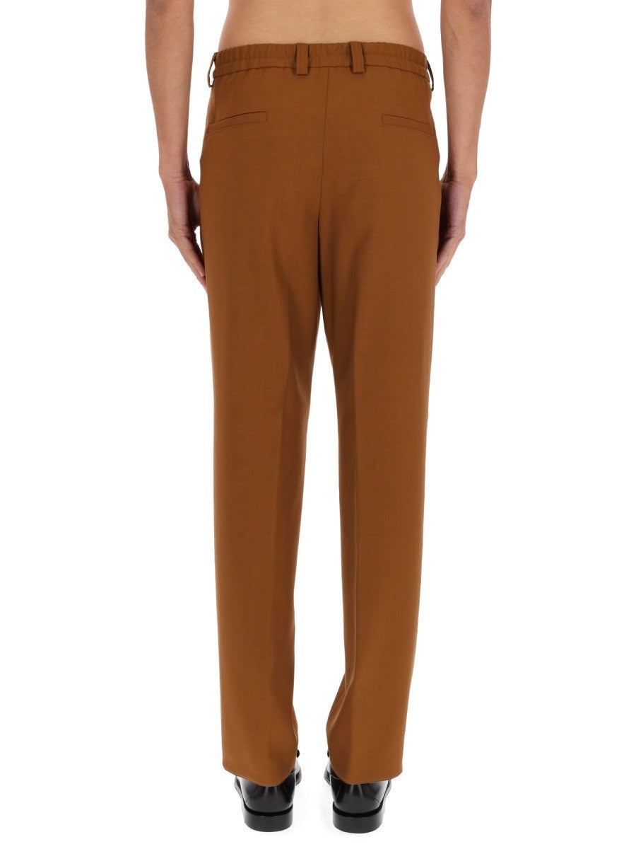 BOSS CAMEL REGULAR FIT PANTS