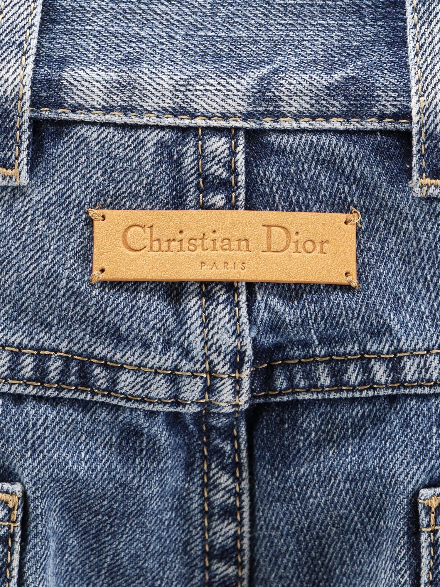 Dior Regular Fit stone-washed denim jeans