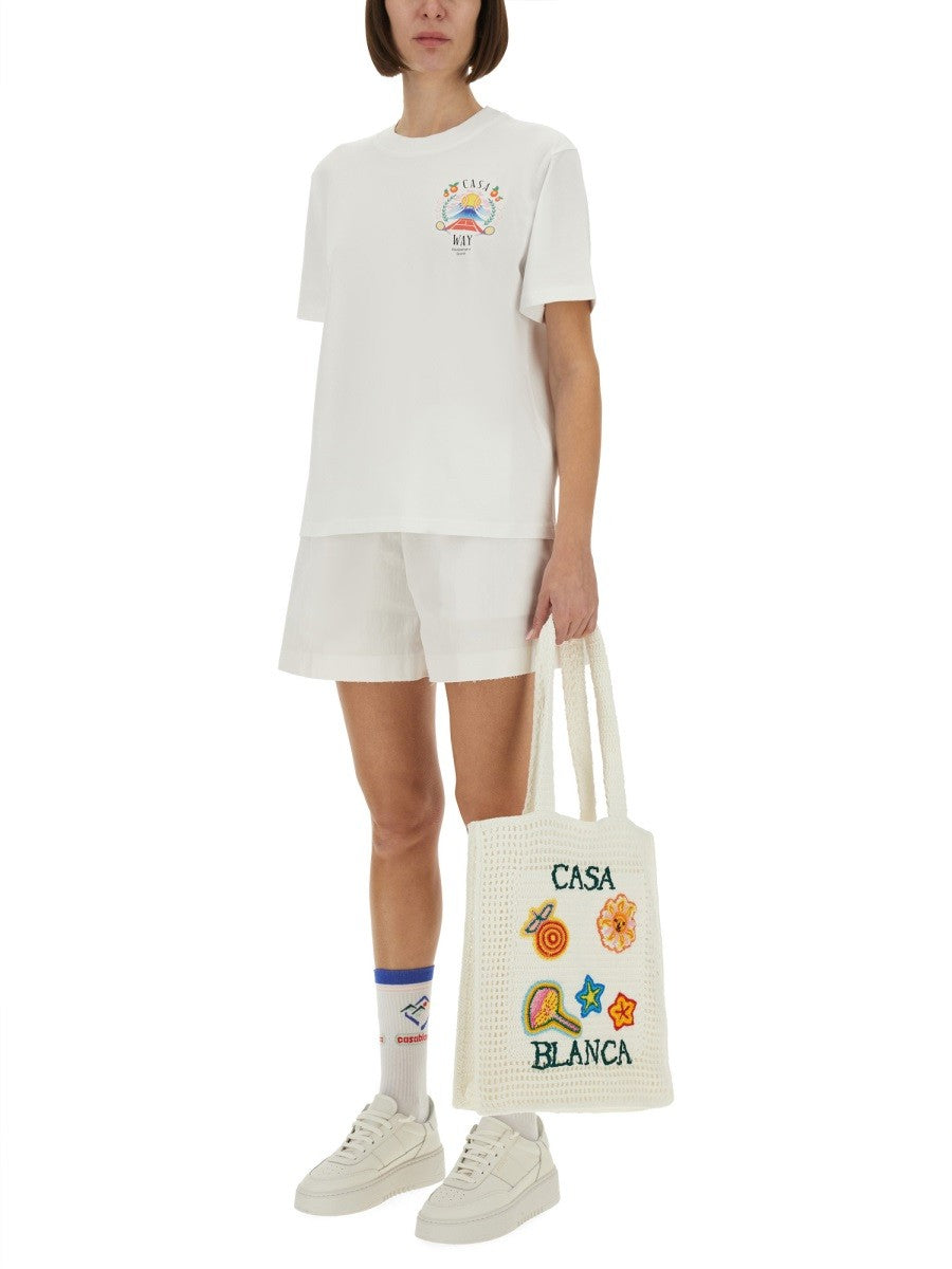 CASABLANCA REGULAR FIT T-SHIRT