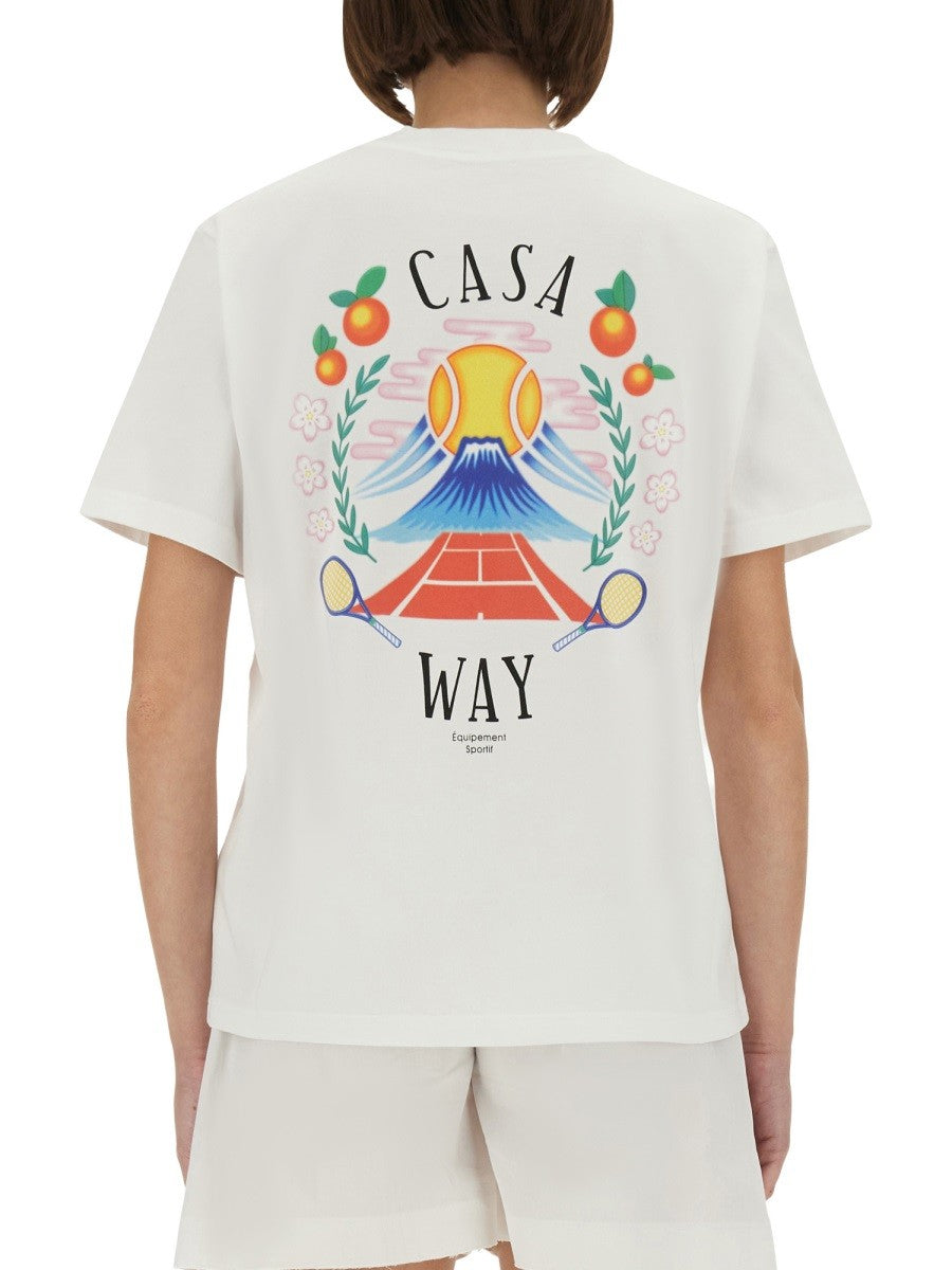 CASABLANCA REGULAR FIT T-SHIRT