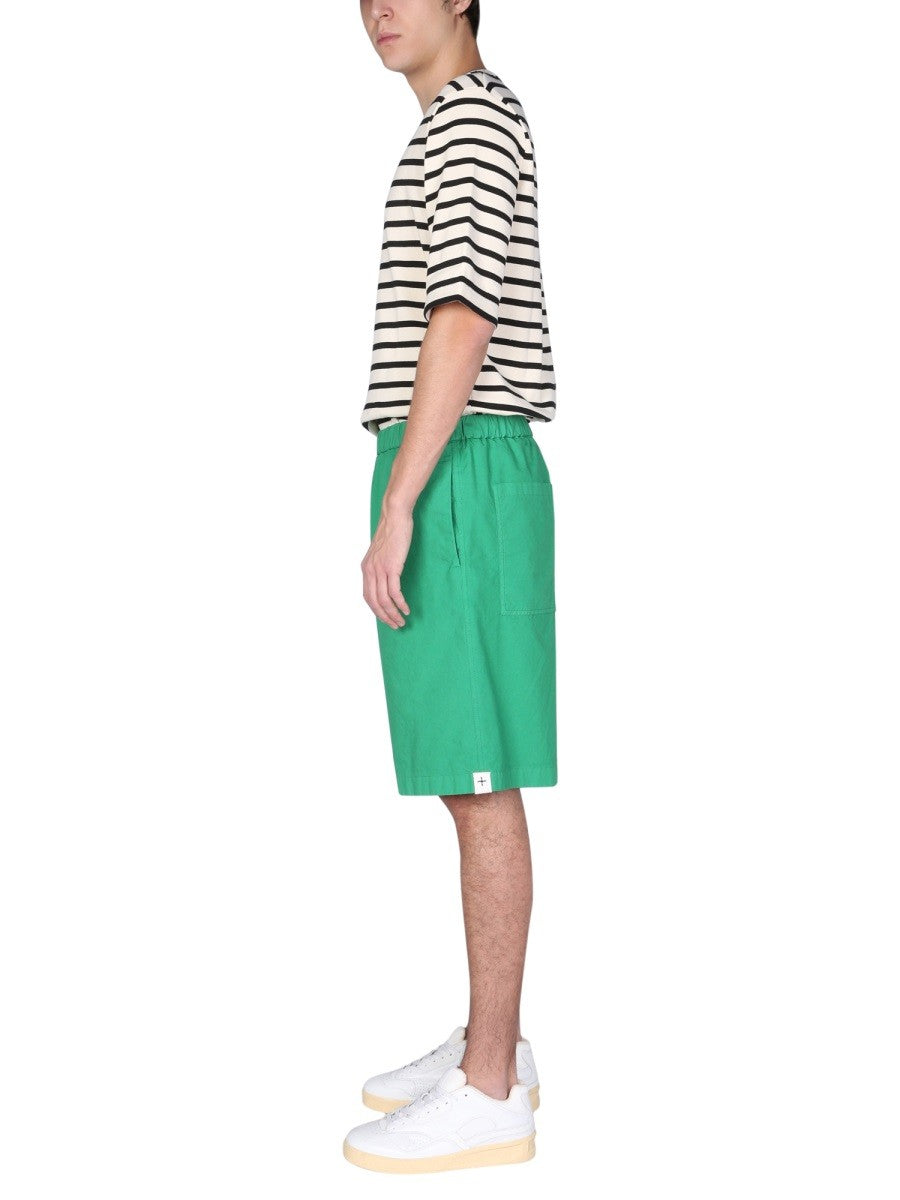 JIL SANDER RELAXED FIT BERMUDA