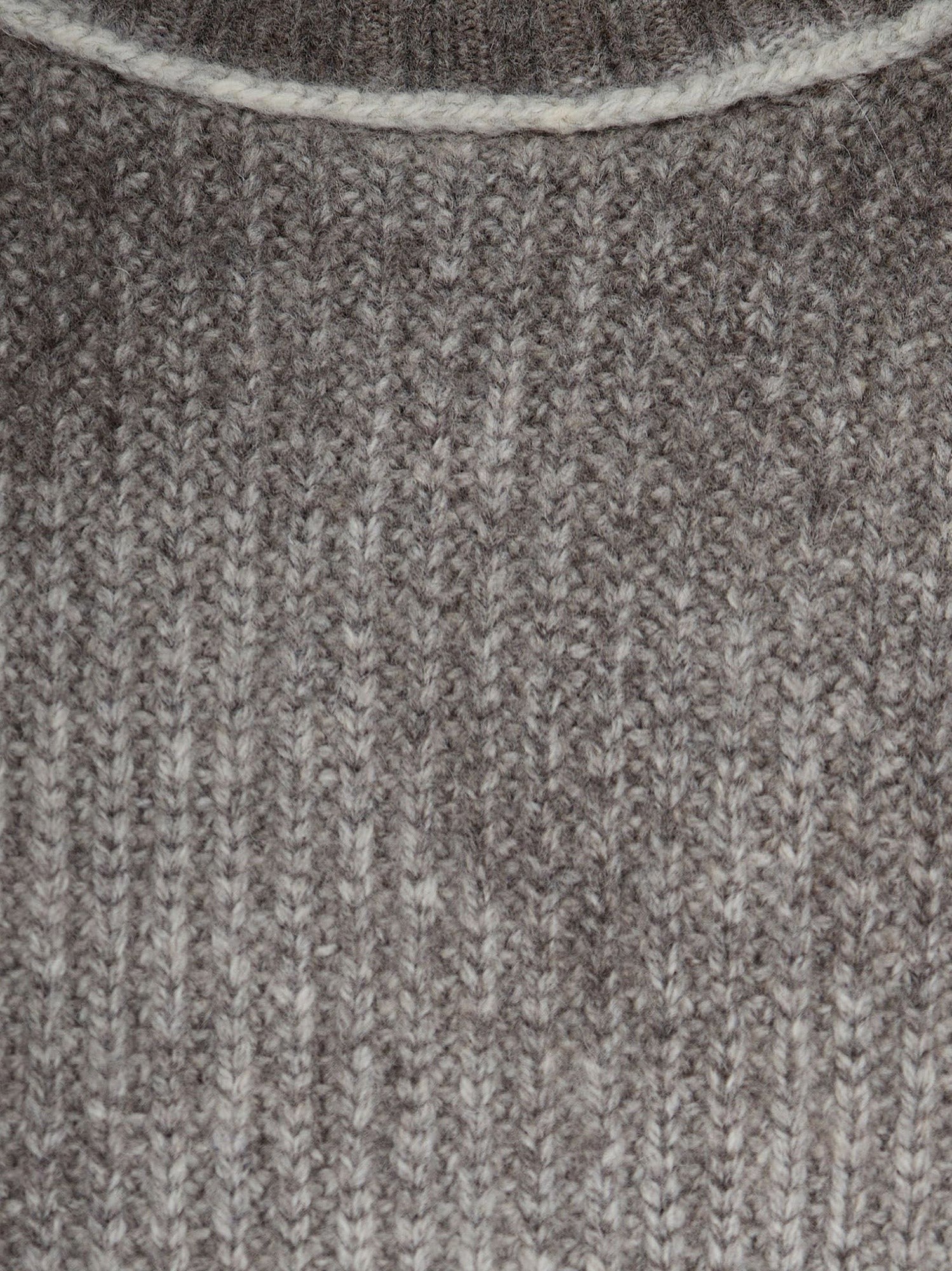 Represent Reversible wool sweater with destroyed effect