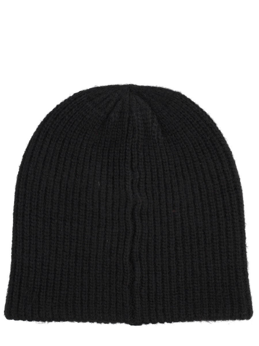 AMISH RIBBED BEANIE WITH LOGO