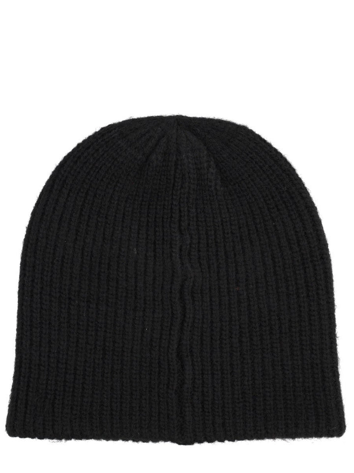 AMISH RIBBED BEANIE WITH LOGO