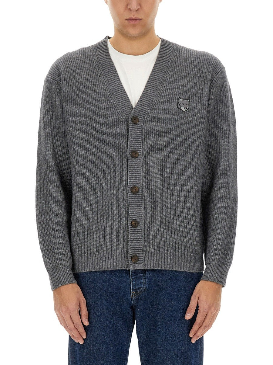 Maison Kitsune RIBBED CARDIGAN