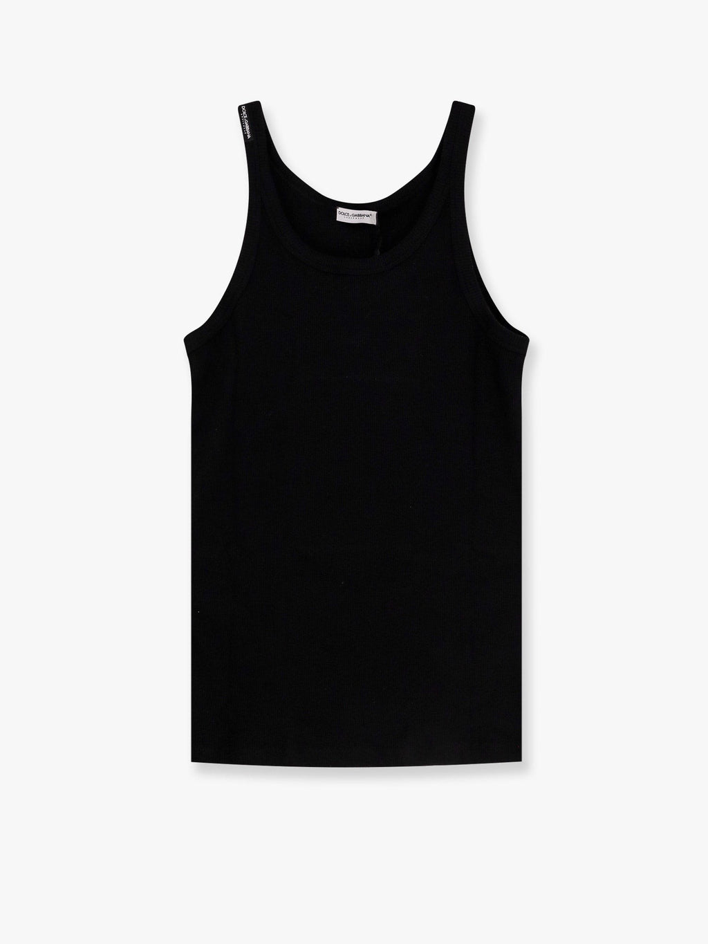 Dolce & Gabbana Ribbed cotton tank top