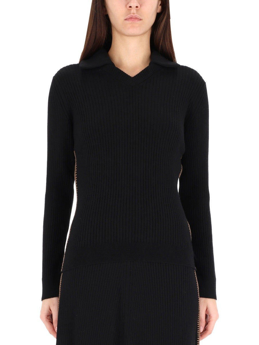 PAUL SMITH RIBBED SWEATER.
