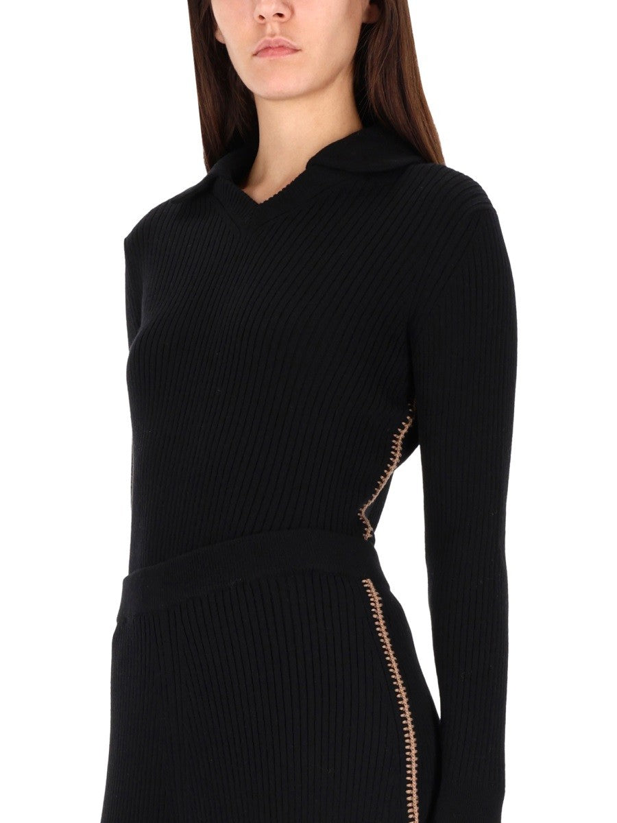 PAUL SMITH RIBBED SWEATER.