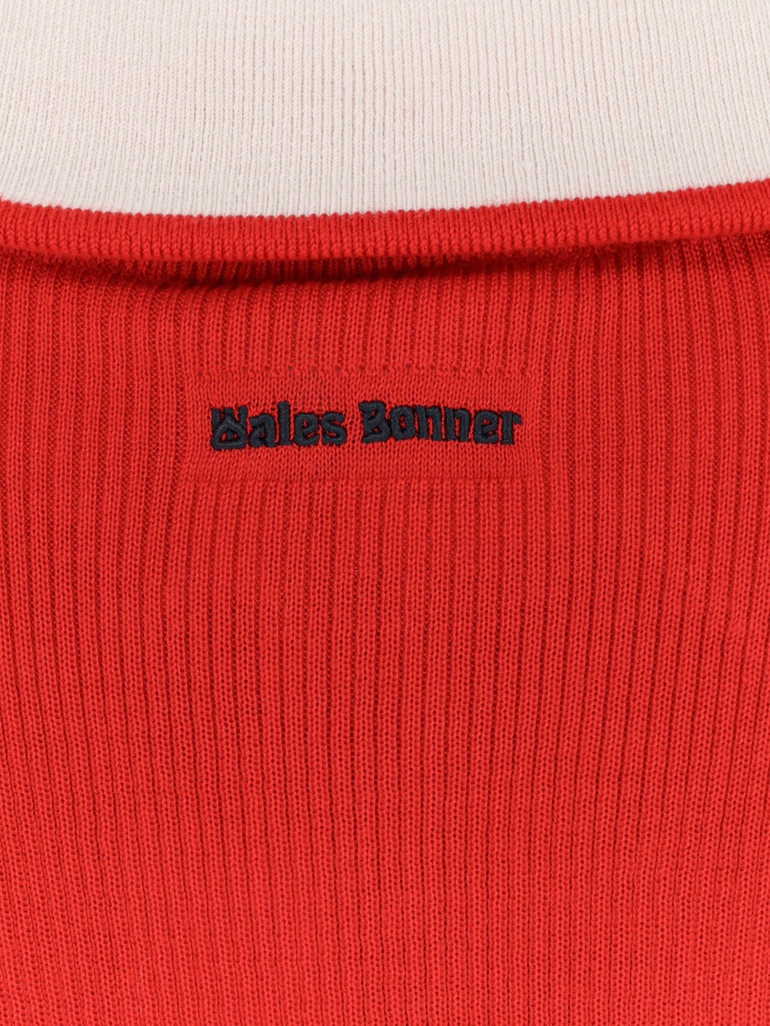 ADIDAS X WALES BONNER Ribbed sweatshirt with front logo