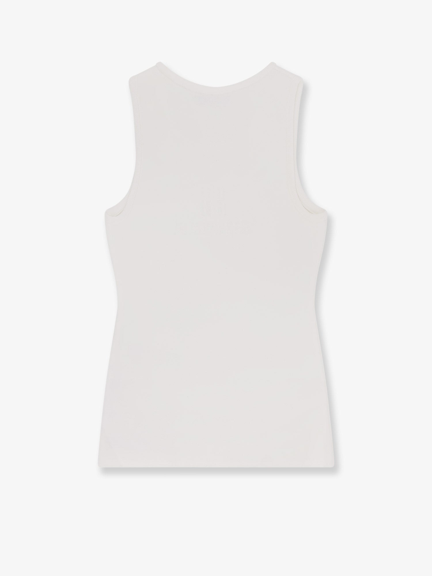 Balenciaga Ribbed viscose blend tank top