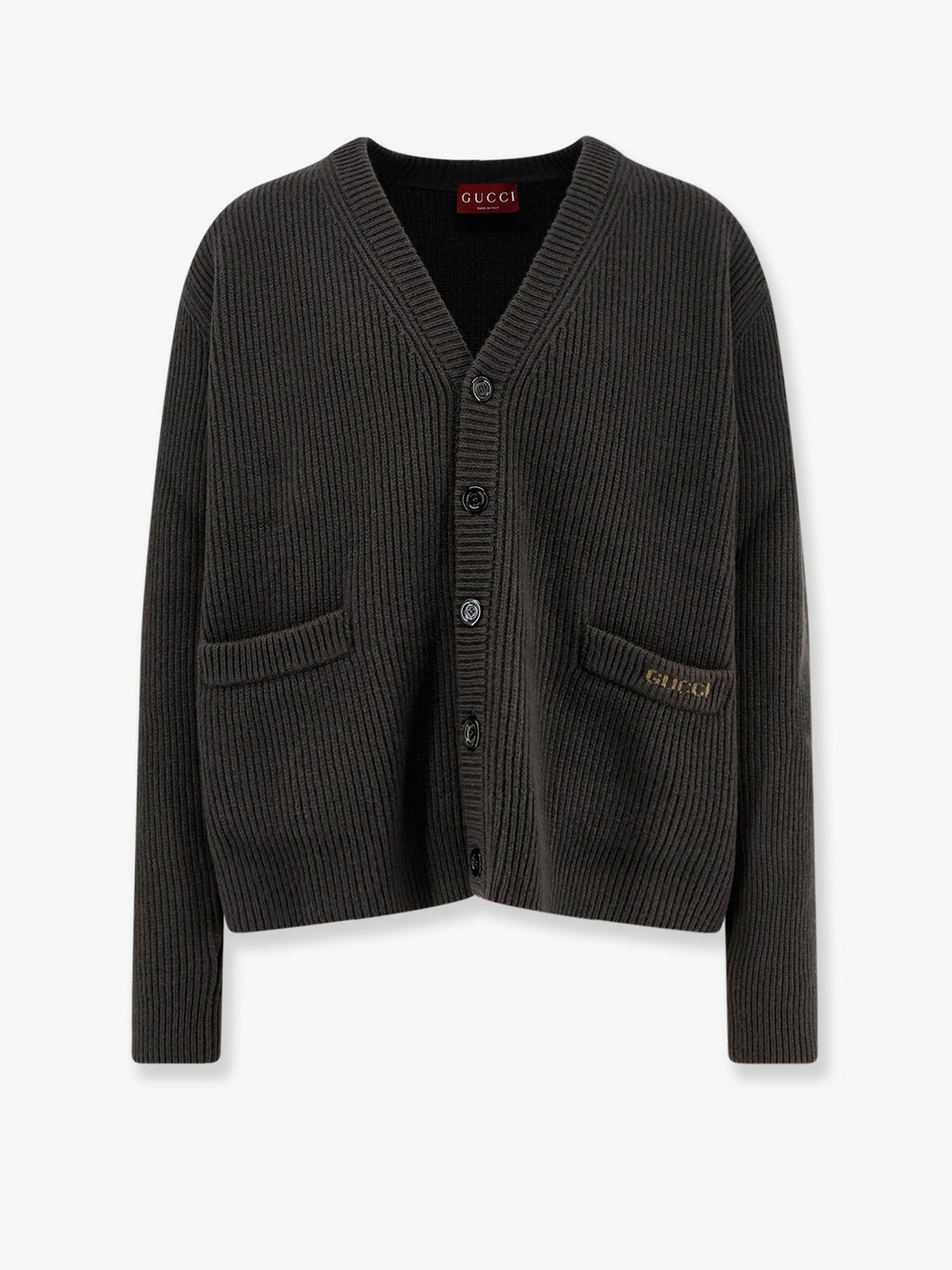 Gucci Ribbed wool and cashmere cardigan