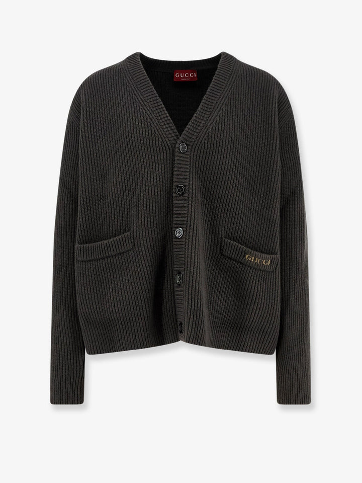 Gucci Ribbed wool and cashmere cardigan
