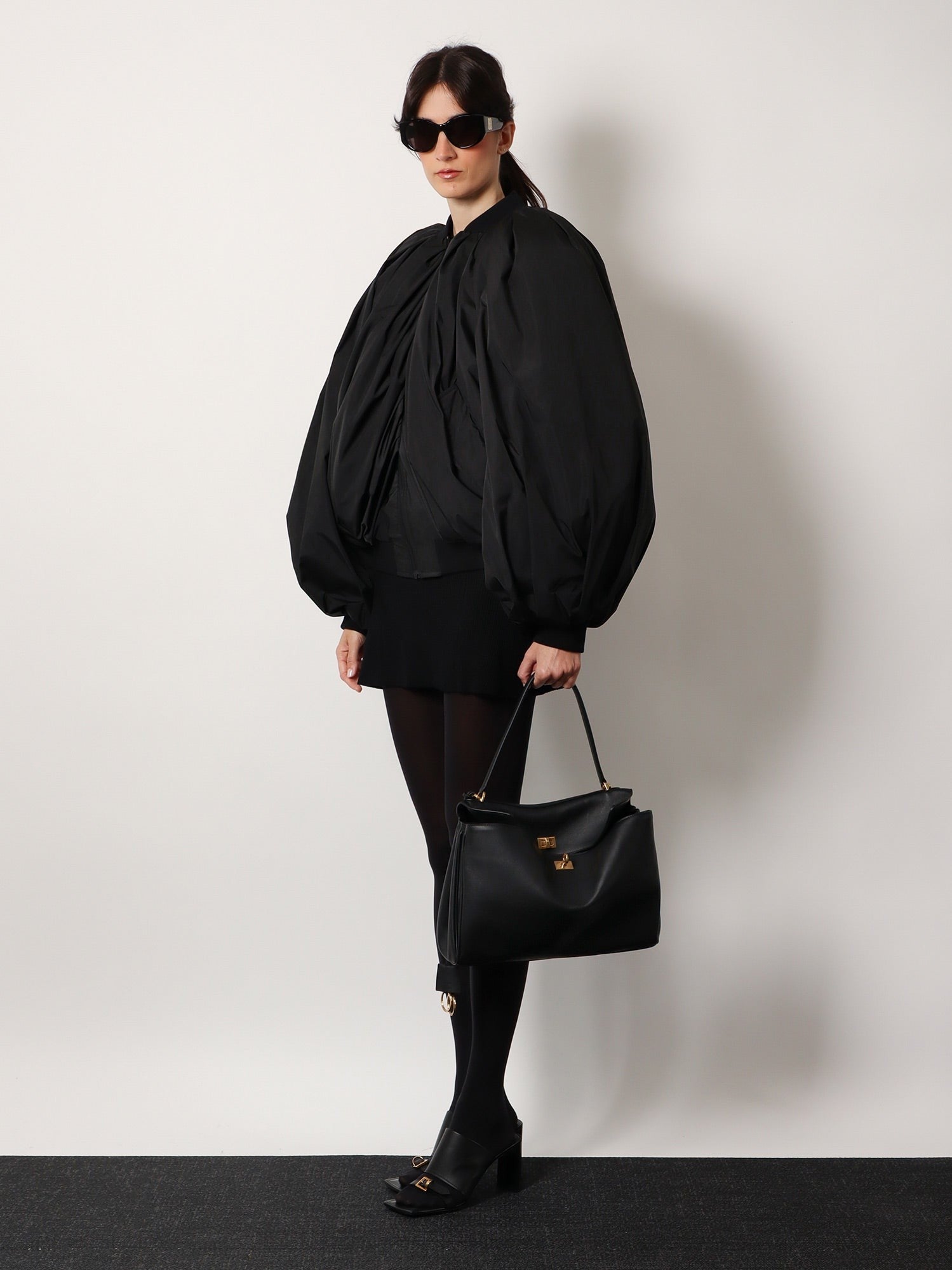 Balenciaga Rodeo leather shoulder bag