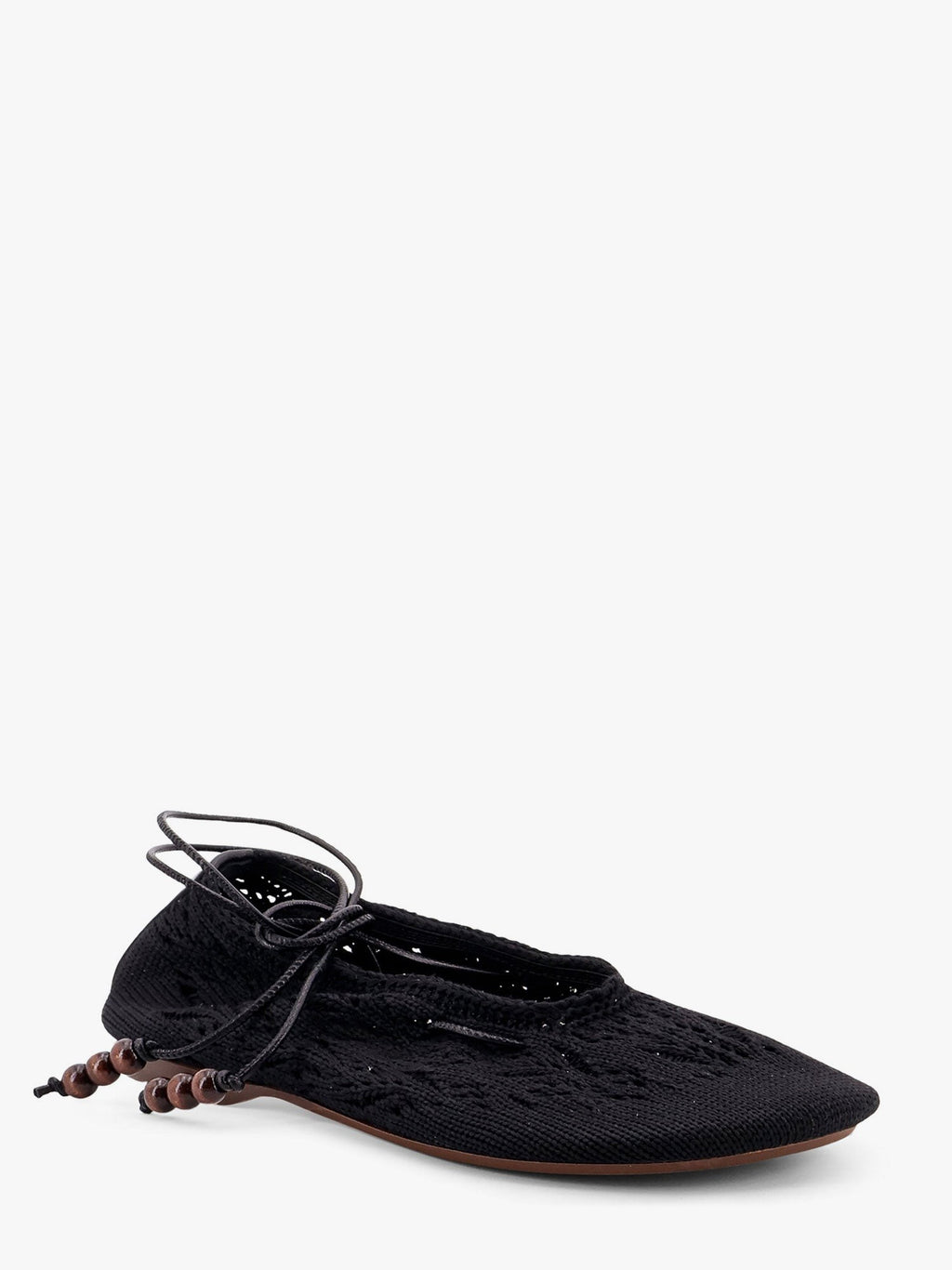 ALOHAS Rosemary crochet ballerinas with ankle ties