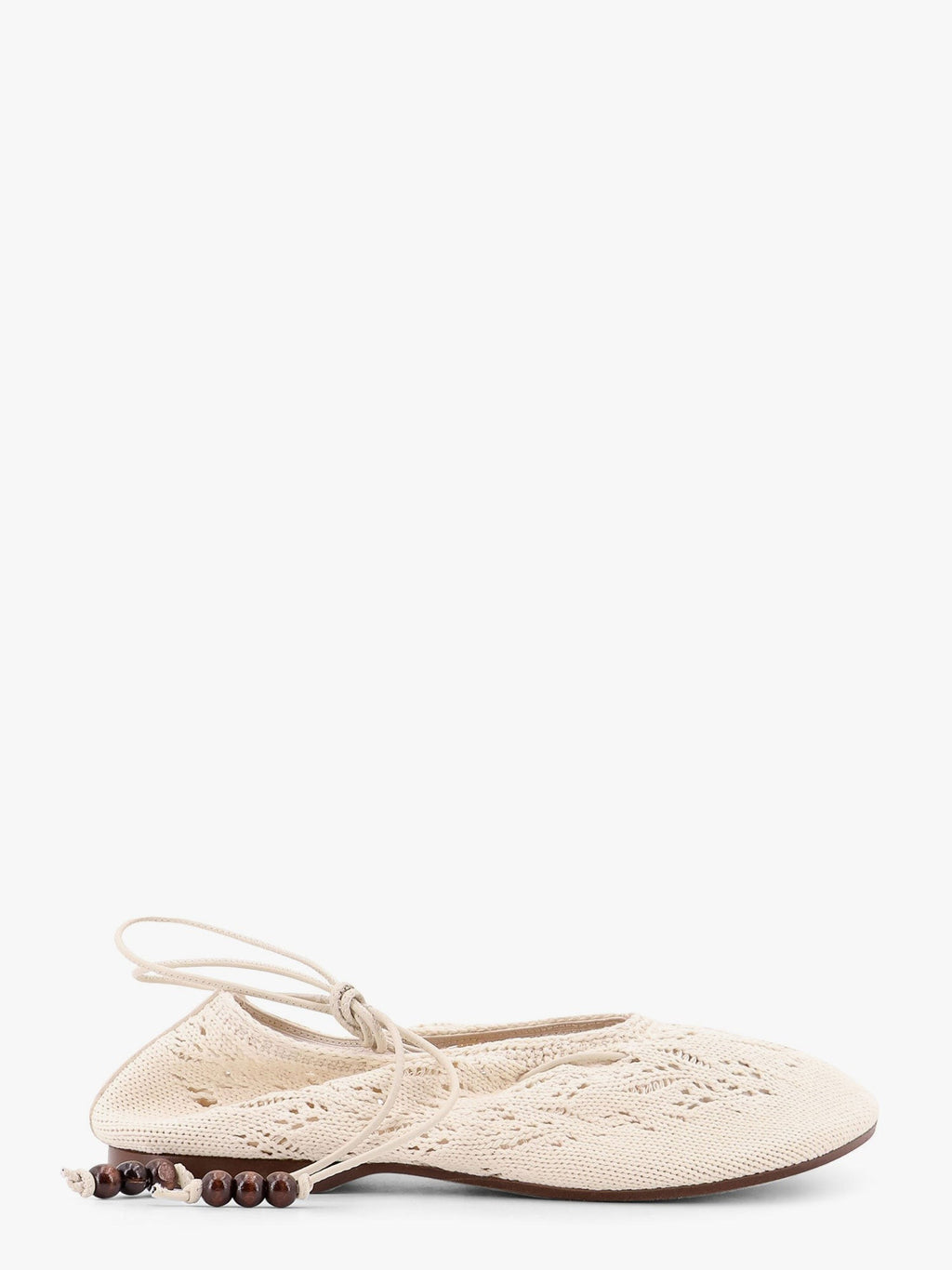 ALOHAS Rosemary crochet ballerinas with ankle ties