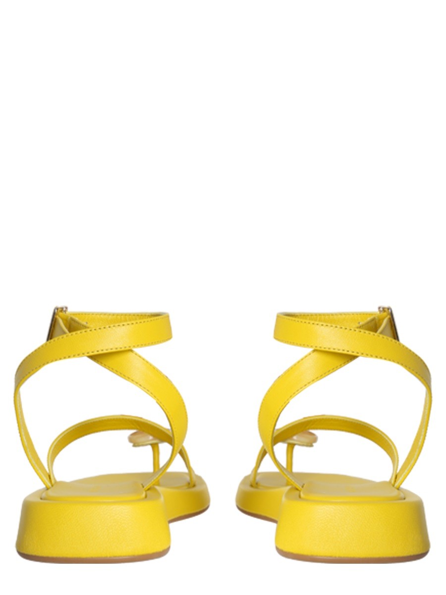 GIA BORGHINI ROSIE 18 GIA/RHW LEATHER SANDALS