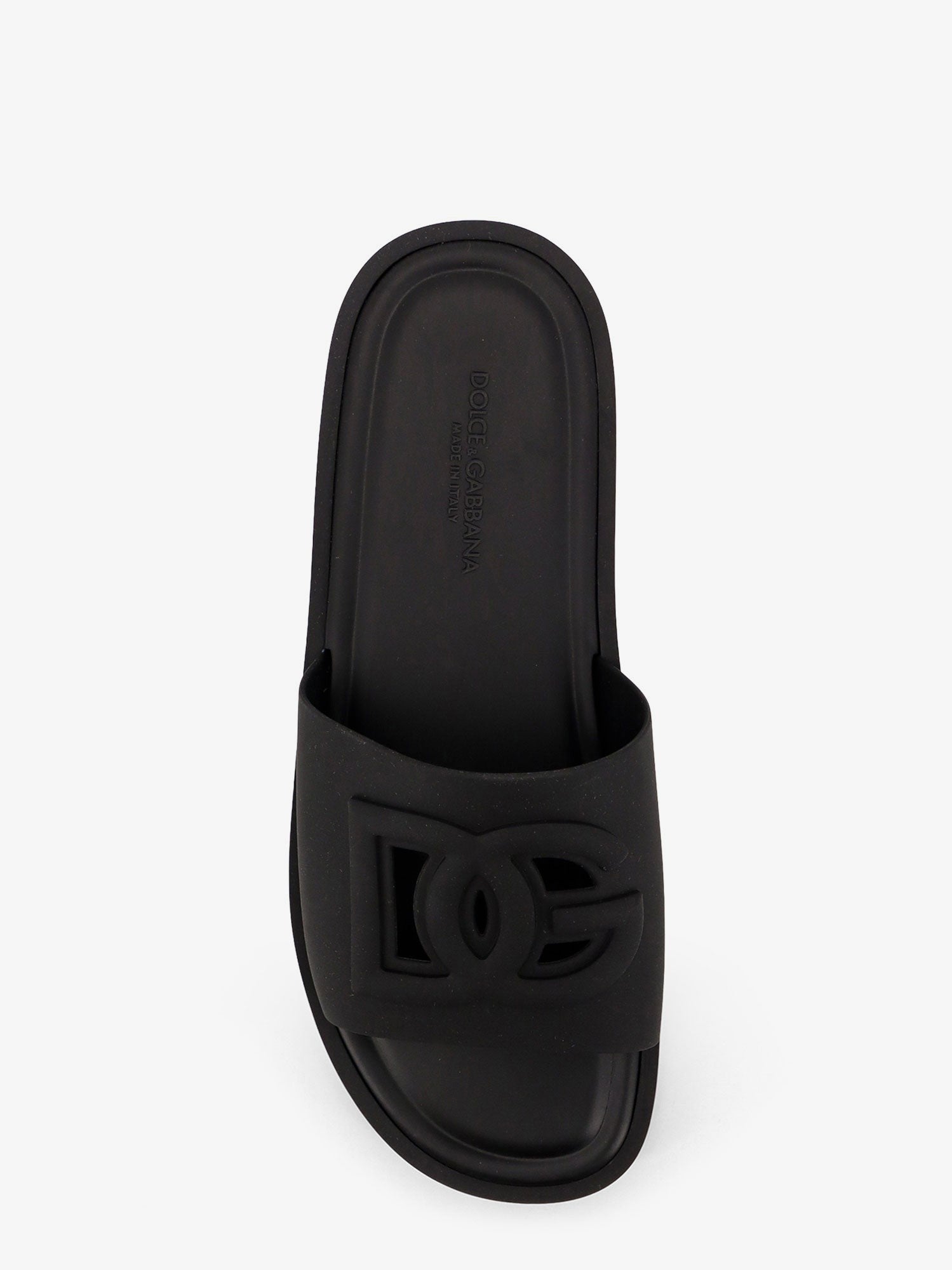 Dolce & Gabbana Rubber Slide Sandals