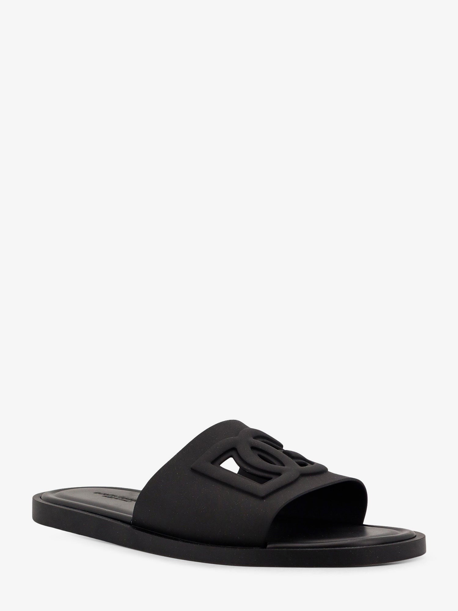 Dolce & Gabbana Rubber Slide Sandals