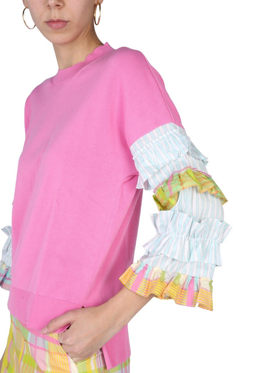 Boutique Moschino RUFFLES JERSEY