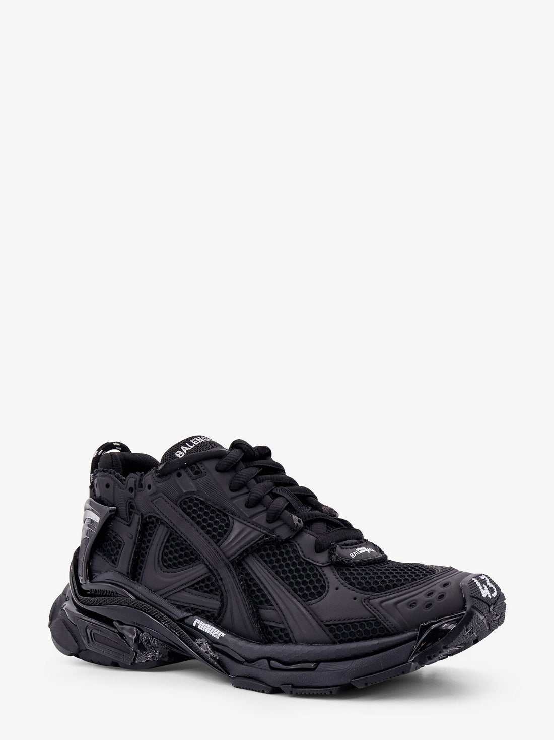 Balenciaga Runner mesh and leather sneakers