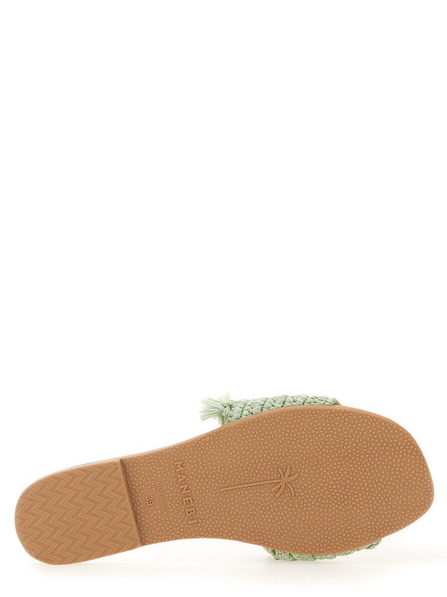 MANEBI SANDAL WITH LOGO