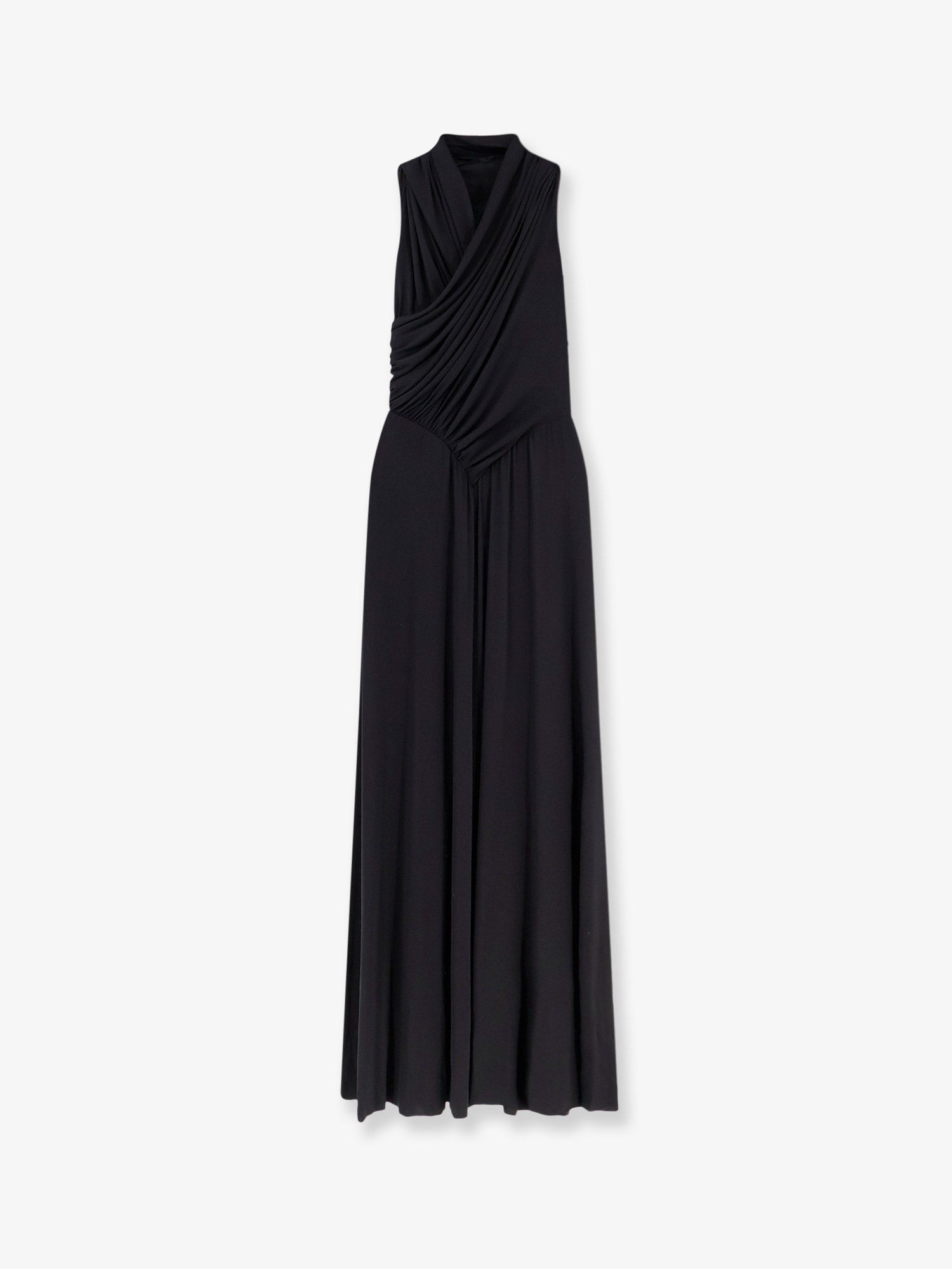 alberta ferretti Satin long dress